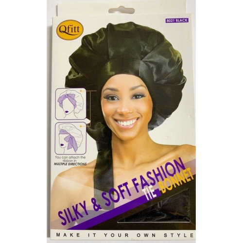 Qfitt Silky & Soft Fashion Tie Bonnet #8021 